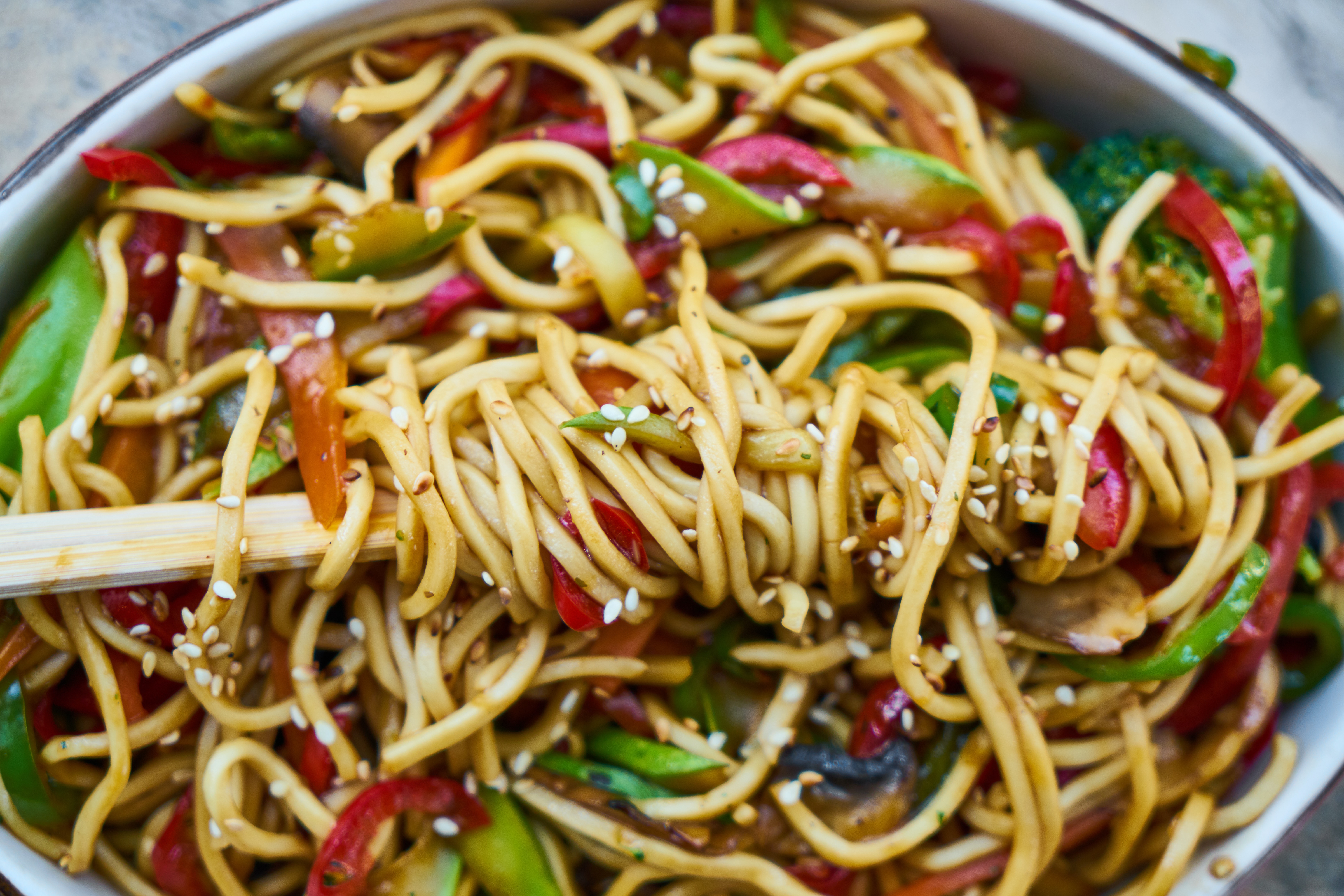 Chowman-img Close-Up Photo of Cooked Noodles